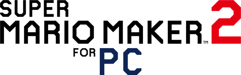 File:Super Mario Maker 2 for PC logo.png