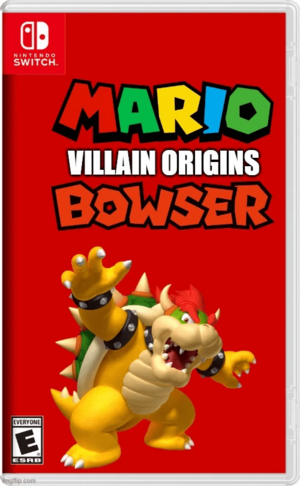 The Box Art for Mario Villain Origins Bowser